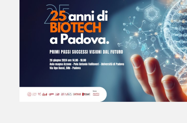 Collegamento a 25 anni di biotecnologie a Padova